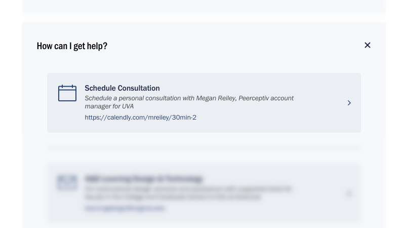 An image of the Schedule Consultation option available on select tool pages.