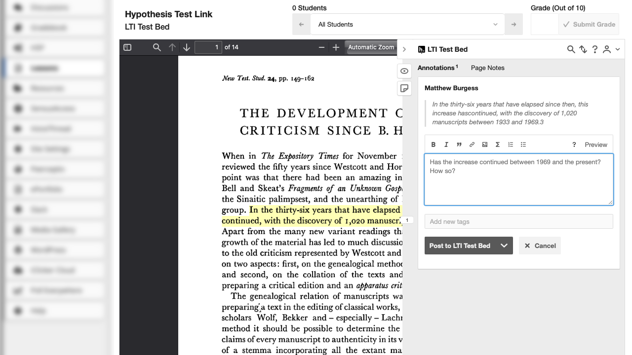 An image of an annotated document in Hypothesis.